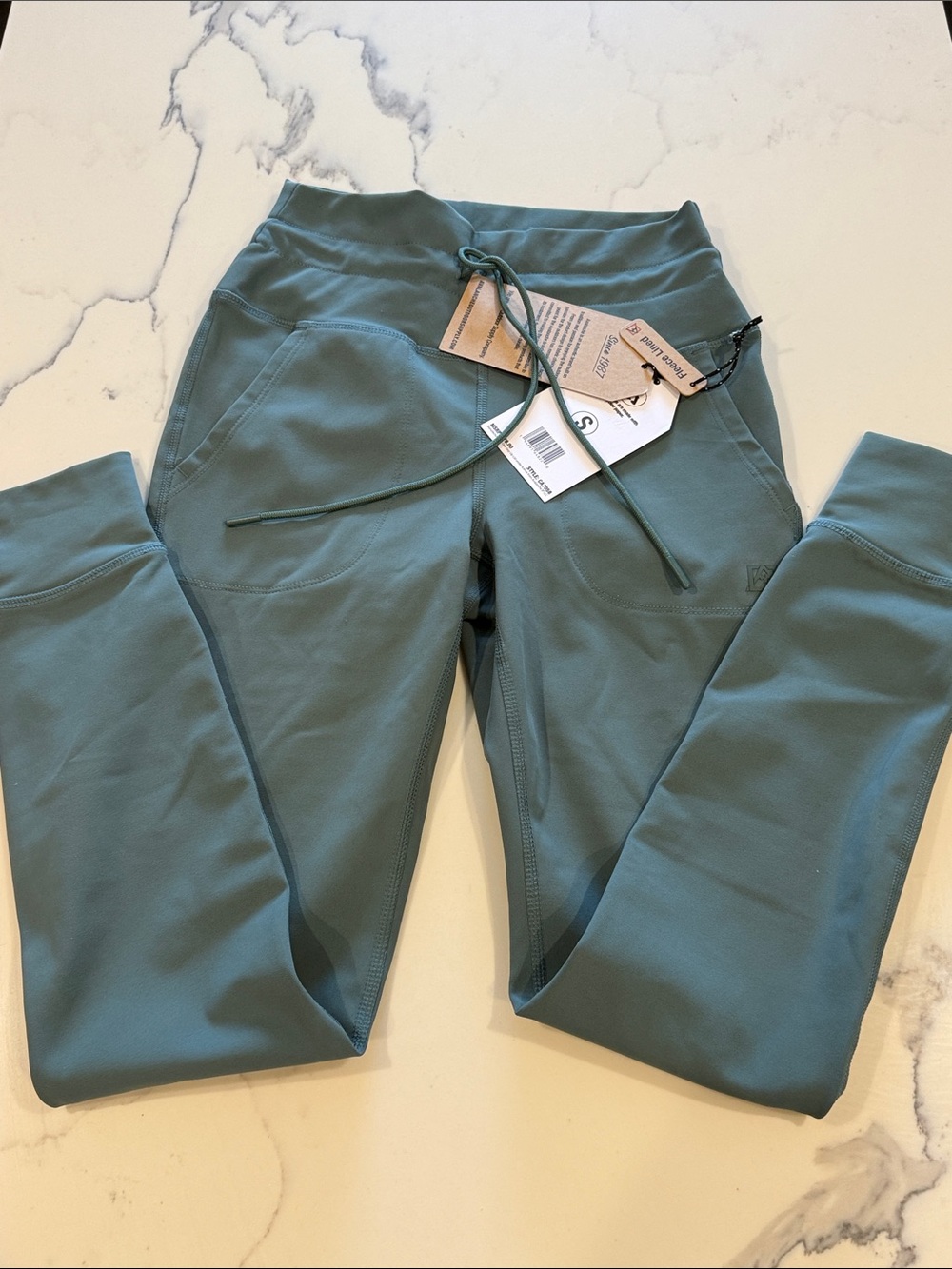 Avalanche leggings Active Pull-On jogger style size S Dusty Teal New